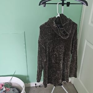 Cozy Olive Green Women's Sweater Large Lightly Worn